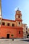 July 17 2021 - Pozzuoli, Italy: View of the typical residential buildings in center of Pozzuoli city southern Italy