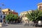 July 17 2021 - Pozzuoli, Italy: View of the typical residential buildings in center of Pozzuoli city southern Italy