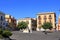 July 17 2021 - Pozzuoli, Italy: View of the typical residential buildings in center of Pozzuoli city southern Italy