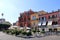 July 17 2021 - Pozzuoli, Italy: View of the typical residential buildings in center of Pozzuoli city southern Italy