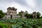 July 2017 â€“ Kaiping, China - Kaiping Diaolou and lotus pond in Zili Village, near Guangzhou.