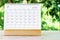 July 2021 Calendar desk for organizer to plan and reminder