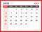 July 2025 template, Calendar 2025 design vector, planner layout, Week starts Sunday, Desk calendar 2025 template, Stationery. Wall