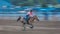 JULY 22, 2017 NORWOOD COLORADO - Cowgirl rides fast for best time during San Miguel Basin Rodeo,. Championship, Sport