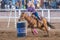 JULY 22, 2017 NORWOOD COLORADO - Cowgirl rides fast for best time during San Miguel Basin Rodeo,. Colorado, western