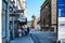 July 26, 2013. View of the streets of Oslo, Norway. The area of the Central station in Oslo. Tourists walk along the Central