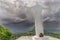 July 29, 2017 Jesus statue at the Monasterio de Tarlac