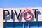 July 29, 2019 Santa Clara / CA / USA - Pivot Interiors sign at their corporate offices located in Silicon Valley; Pivot offers