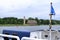 July 31 2023 - Potsdam, Berlin, Brandenburg, Germany: impressions from a boat trip on the Havel River near Glienicke Bridge