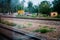 July 4th 2022 hira nagar India. Hiranagar railway platform. Northern Indian Railways. India