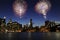 July 4th fireworks in New York City