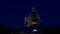 July 4th Independence day show cheerful fireworks display on the U.S. Capitol Building in Washington DC USA