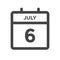 July 6 Calendar Day or Calender Date for Deadlines or Appointment