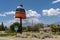 JULY 8 2018 - BIG PINE, CA: Famous Mammoth Mountain Ski Area beanie sign along the side of Highway US 395.