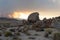 JULY 8 2018 - LONE PINE, CA: Sign for the Alabama Hills in the E