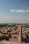 Juma minaret as seen from Islam Hoja minaret. Itchan Kala. Khiva. Uzbekistan