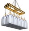 Jumbo bulk bags and crane