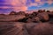 Jumbo Rocks at Sunrise, Joshua Tree National Park, California