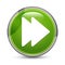 Jump forward icon elegant green round button vector illustration