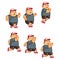 Jumping Fat Boy Animation Sprite