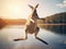 Jumping kangaroo