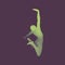 Jumping Man. Gymnast. 3D human body model. Gymnastics activities for icon health and fitness community. Vector illustration