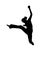 Jumping martial artist