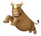 Jumping Rhino cartoon character