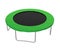 Jumping Trampoline Isolated