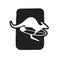 jumping wallaby or kangaroo logo design vector graphic design