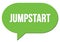 JUMPSTART text written in a green speech bubble