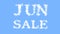 Jun Sale cloud text effect sky isolated background