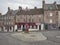 The junction between High Street and Church Street in the County Town of Brechin, with the terraced buildings.