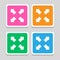 Junction icon great for any use. Vector EPS10.junction icon great for any use. Vector EPS10.