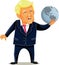 June 16 2017, Donald Trump Vector Caricature