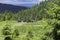 June 20, 2021. Jeeping mountain car travel. Highlands scenery. Carpathian Mountains, Ukraine. Environmental problems of saving mou