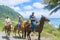 June 2012 oahu : these tourists are discovering hawaii oahu on horseback northshore