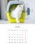June 2024 Photo calendar with cute cat