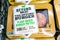 June 25, 2019 Sunnyvale / CA / USA - Beyond Meat Burger packages available for purchase in a Safeway store in San Francisco bay