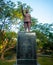 June 28th 2023, Uttarakhand, India. Freedom Fighter Martyr Kesari Chand statue at Gandhi Park, Dehradun City