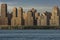 JUNE 6, 2018 - NY, New York, USA - Condos and Apartment buildings on the Hudson River, Upper west side