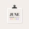 June. Pride Month. Rainbow heart shapes. LGBT movement. Beige neutral background. Vector illustration, flat design