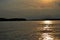 June sunset on the Danube River 3
