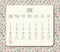 June year 2019 monthly calendar