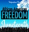 Juneteenth, African-American Independence Day, June 19. Day of Freedom and Emancipation