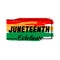 Juneteenth - Celebrate Freedom colorful vector typography design