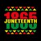 Juneteenth Free-ish Since June 19, 1865. Freeish Design of Banner. Black Lives Matter. Vector logo Illustration