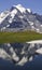 Jungfrau mountain reflected in Grauseewli Lake, canton of Bern, Switzerland