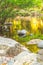 Jungle landscape with amazing stream at deep tropical rain forest. travel landscape and destinations Thailand South east asia