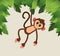 Jungle monkey cartoon